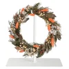 Depot Couronne De Fleurs Sechees Estelle Avec Porte-Couronne