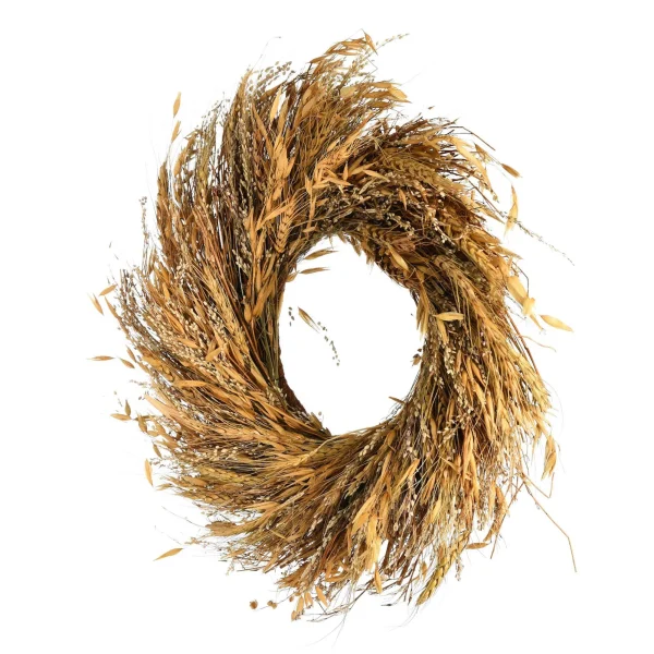 Depot Couronne De Fleurs Sechees Epi