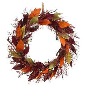 Depot Couronne De Fleurs Sechees Leaves