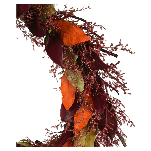 Depot Couronne De Fleurs Sechees Leaves