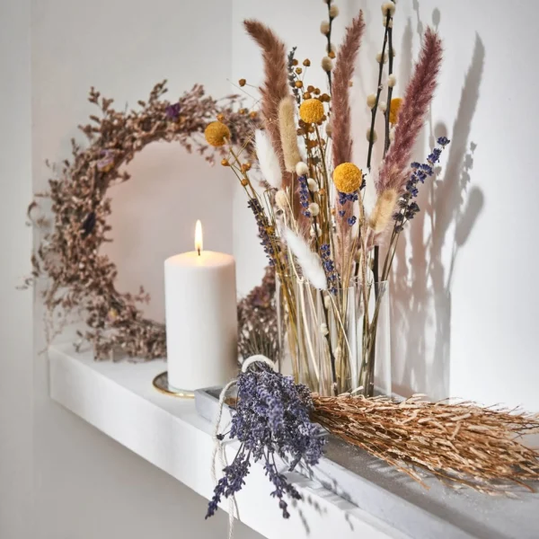 Depot Couronne De Fleurs Sechees Bea
