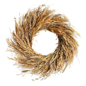 Depot Couronne De Fleurs Sechees Epi