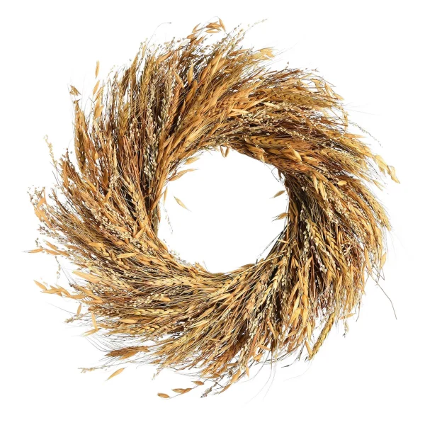 Depot Couronne De Fleurs Sechees Epi
