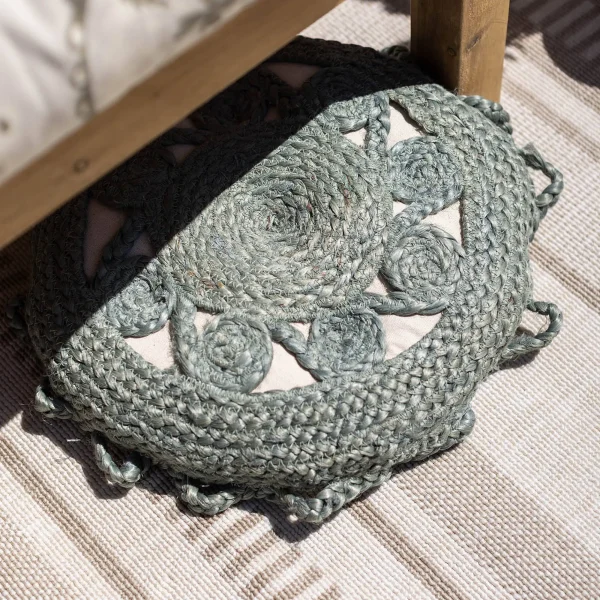 Depot Coussin En Jute Flower