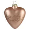 Depot Décorations D'Arbre En Verre Homme De Coeur^ Pendentifs & Clips