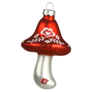 Depot Décorations D'Arbre En Verre Champignon Folklore^ Pendentifs & Clips