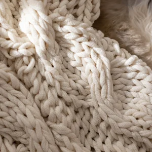 Depot Decke Knitted Braid Ca. 130X150Cm^ Couvertures, Peaux & Plus