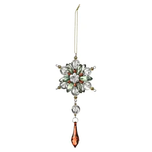 Depot Deko-Anhanger Schneeflocke Tropfen^ Pendentifs & Clips