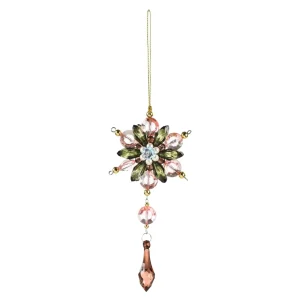 Depot Deko-Anhanger Schneeflocke Tropfen