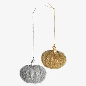 Depot Deko-Anhanger-Set Kurbis Ballotini