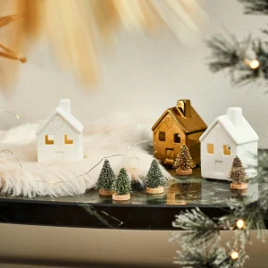 Depot Deko-Objekt-Set Minibaum, Beglimmert^ Objets De Décoration