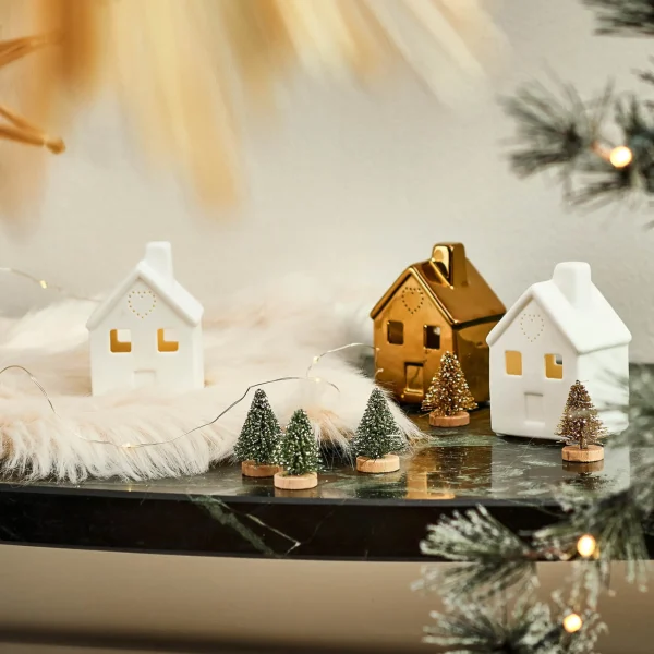 Depot Deko-Objekt-Set Minibaum, Beglimmert^ Objets De Décoration