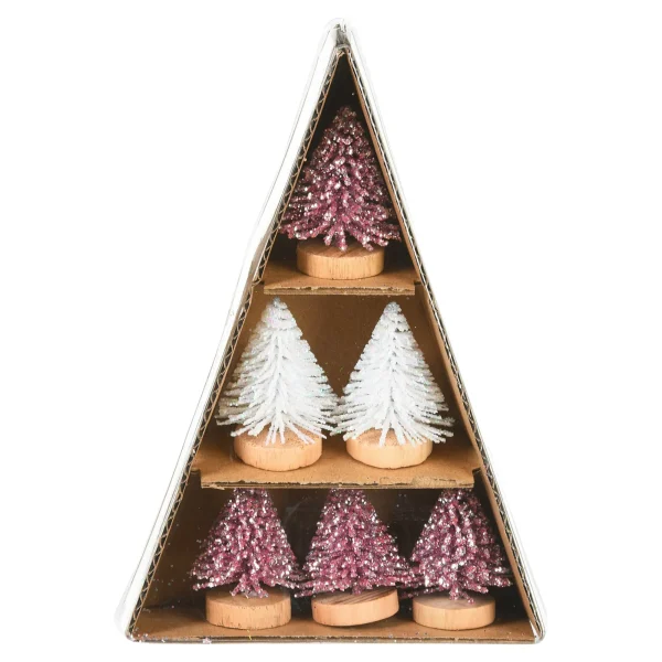 Depot Deko-Objekt-Set Minibaum, Beglimmert^ Objets De Décoration