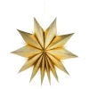 Depot Deko-Papierstern Falz^ Pendentifs & Clips