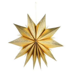 Depot Deko-Papierstern Falz^ Pendentifs & Clips