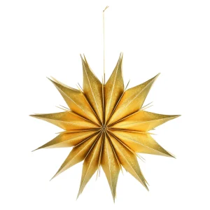 Depot Deko-Papierstern Falz^ Pendentifs & Clips