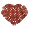 Depot Dessous De Verre Macrame Coeur
