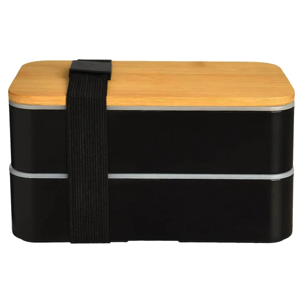 Depot Double Boite A Lunch Avec Couverts Reutilisables