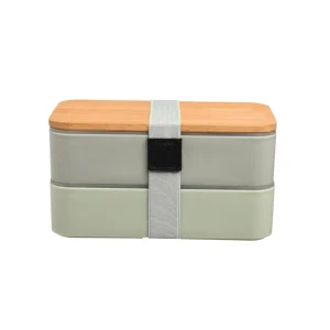 Depot Double Boite A Lunch Avec Couverts Reutilisables