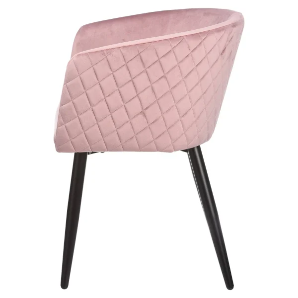 Depot Fauteuil En Velours Anabell