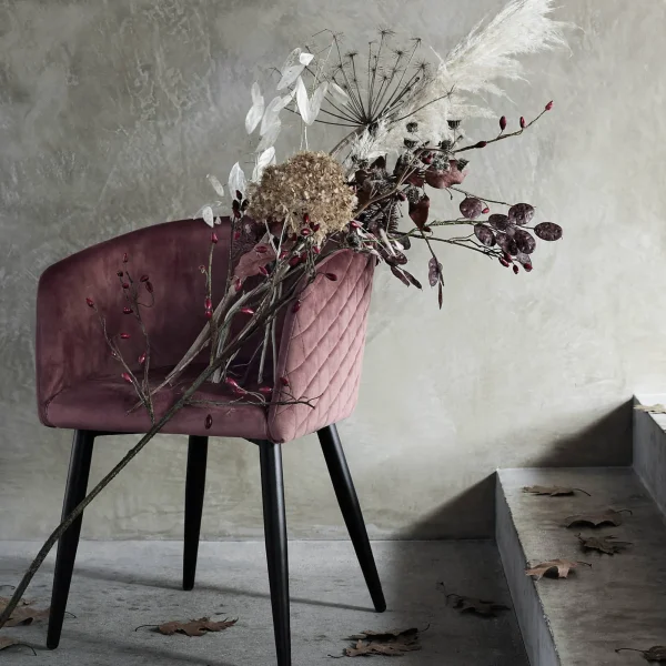 Depot Fauteuil En Velours Anabell