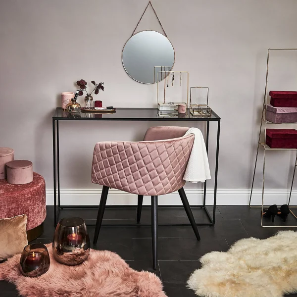 Depot Fauteuil En Velours Anabell