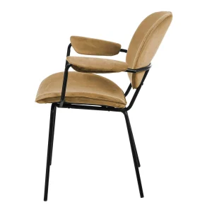 Depot Fauteuil En Velours Gunni