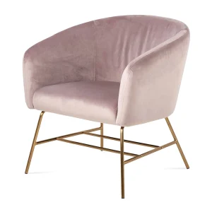 Depot Fauteuil Lounge En Velours Ramsey