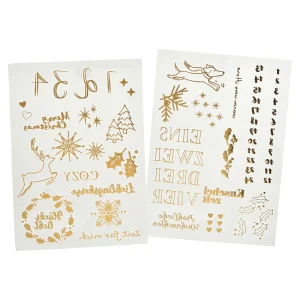 Depot Feuilles De Stickers Pour Bougies^ Bougies De L'Avent