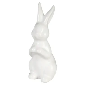 Depot Figurine Décorative Lapin Avec Oeuf