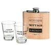 Depot Flasque Avec Verres A Liqueur