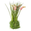 Depot Fleur Artificielle Jacinthe Dans Une Boule D'Herbe^ Arbres Artificiels
