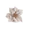 Depot Fleur Artificielle Poinsettia Sur Clip^ Décoration De La Couronne De L'Avent