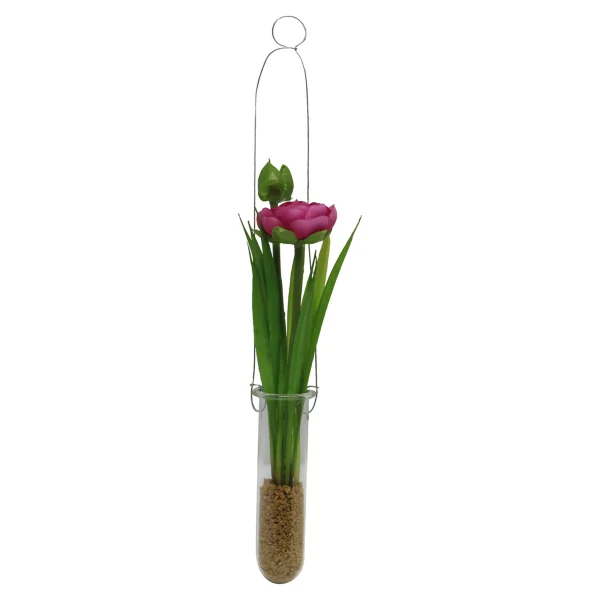 Depot Fleur Artificielle Renoncule En Tube A Essai^ Arbres Artificiels