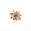 Depot Fleur Artificielle Scintillante Etoile De Noël Sur Clip^ Décoration De La Couronne De L'Avent