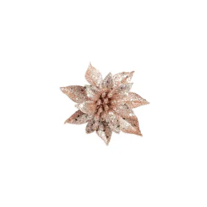 Depot Fleur Artificielle Scintillante Etoile De Noël Sur Clip^ Décoration De La Couronne De L'Avent