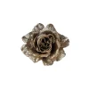 Depot Fleur Artificielle Scintillante Rose Sur Clip^ Décoration De La Couronne De L'Avent