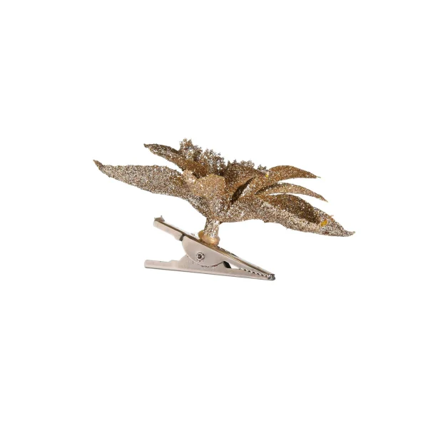 Depot Fleur Artificielle Scintillante Etoile De Noël Sur Clip^ Décoration De La Couronne De L'Avent