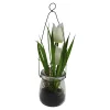 Depot Fleur Artificielle Tulipe Dans Vase En Verre^ Arbres Artificiels