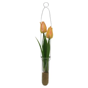 Depot Fleur Artificielle Tulipe En Tube A Essai^ Arbres Artificiels