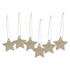 Depot Geschenkanhanger Glitzerstern^ Étiquettes Cadeaux