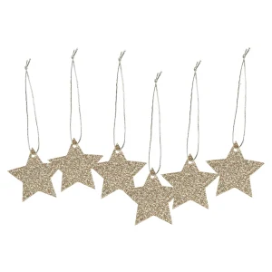 Depot Geschenkanhanger Glitzerstern^ Étiquettes Cadeaux