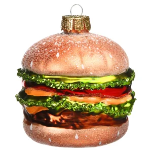Depot Glas-Baumschmuck Burger^ Pendentifs & Clips