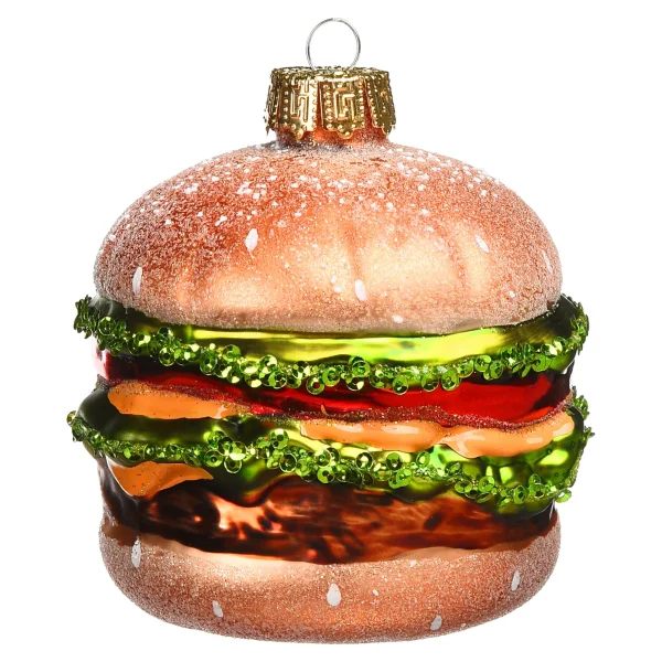 Depot Glas-Baumschmuck Burger^ Pendentifs & Clips