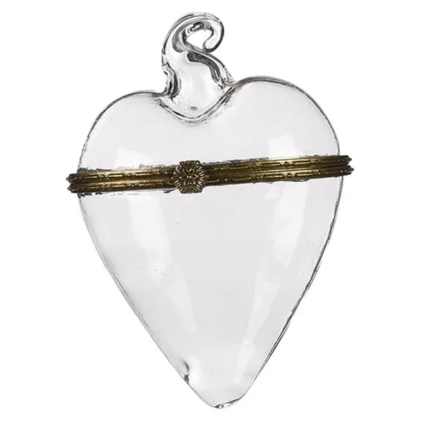 Depot Glas-Baumschmuck Medaillon Herz^ Pendentifs & Clips