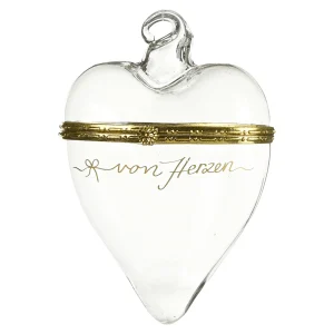 Depot Glas-Baumschmuck Medaillon Herz^ Pendentifs & Clips