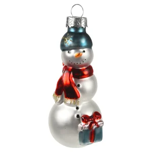 Depot Glas-Baumschmuck Schneemann^ Pendentifs & Clips