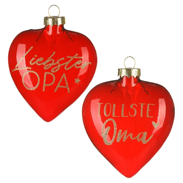 Depot Glas-Baumschmuck-Set Oma & Opa^ Boules & Pointes D'Arbres