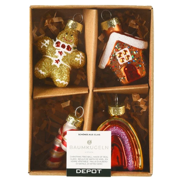 Depot Glas-Baumschmuck-Set Tradition^ Boules & Pointes D'Arbres