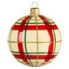 Depot Glas-Weihnachtskugel Checkered^ Boules & Pointes D'Arbres
